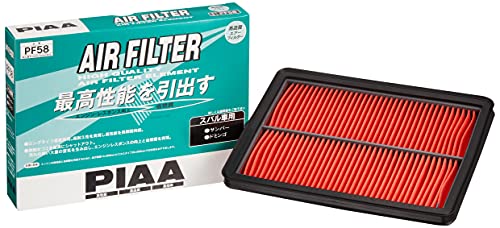 PIAA(ピア) エアーフィルター (エアフィルター) 1個入 [スバル車用] サンバー_ドミンゴ_他 PF58