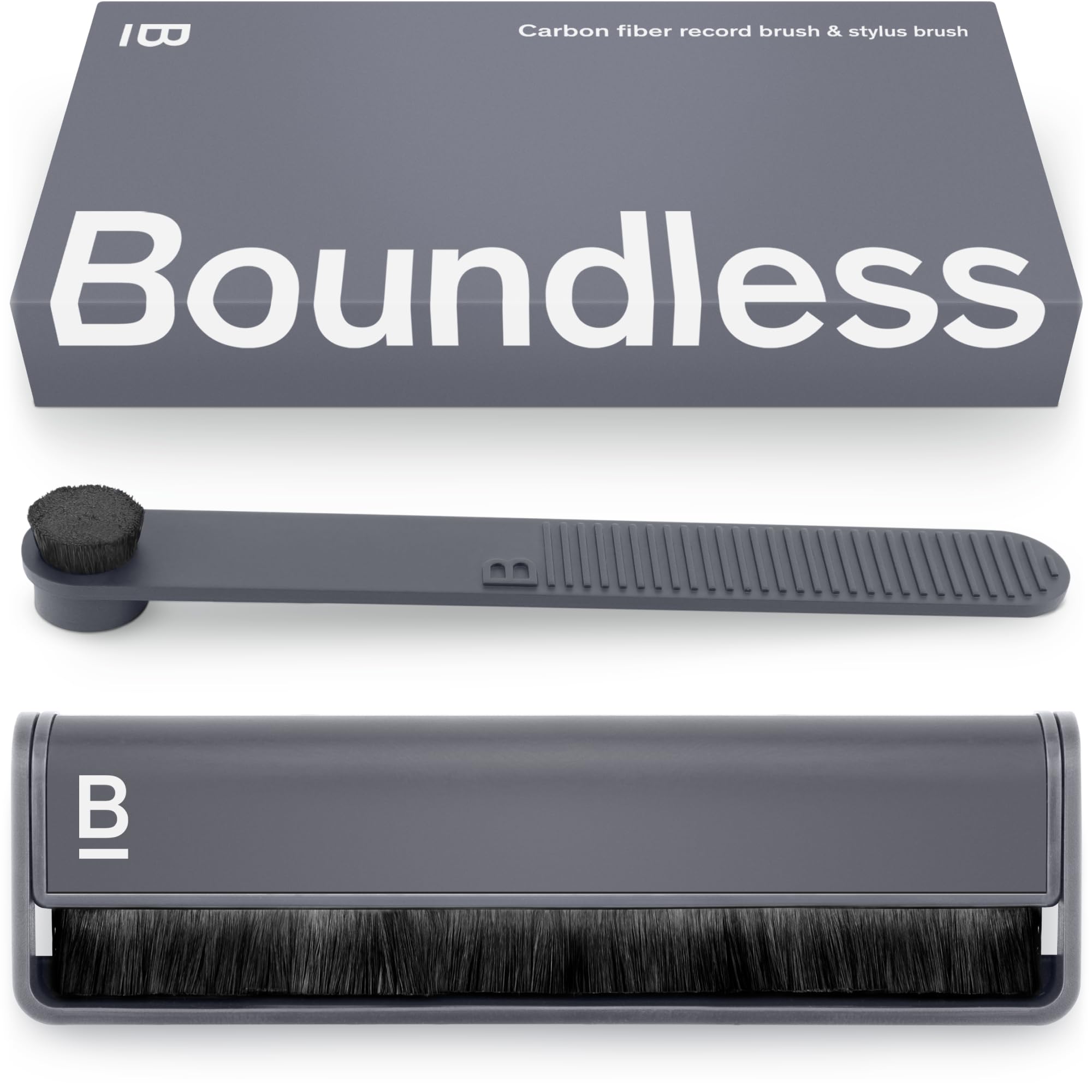 Boundless Audioレコードクリーナー - 2点セットのレコードクリーナーセットにはレコード用ブラシ＆レコード針クリーナー付き - カ