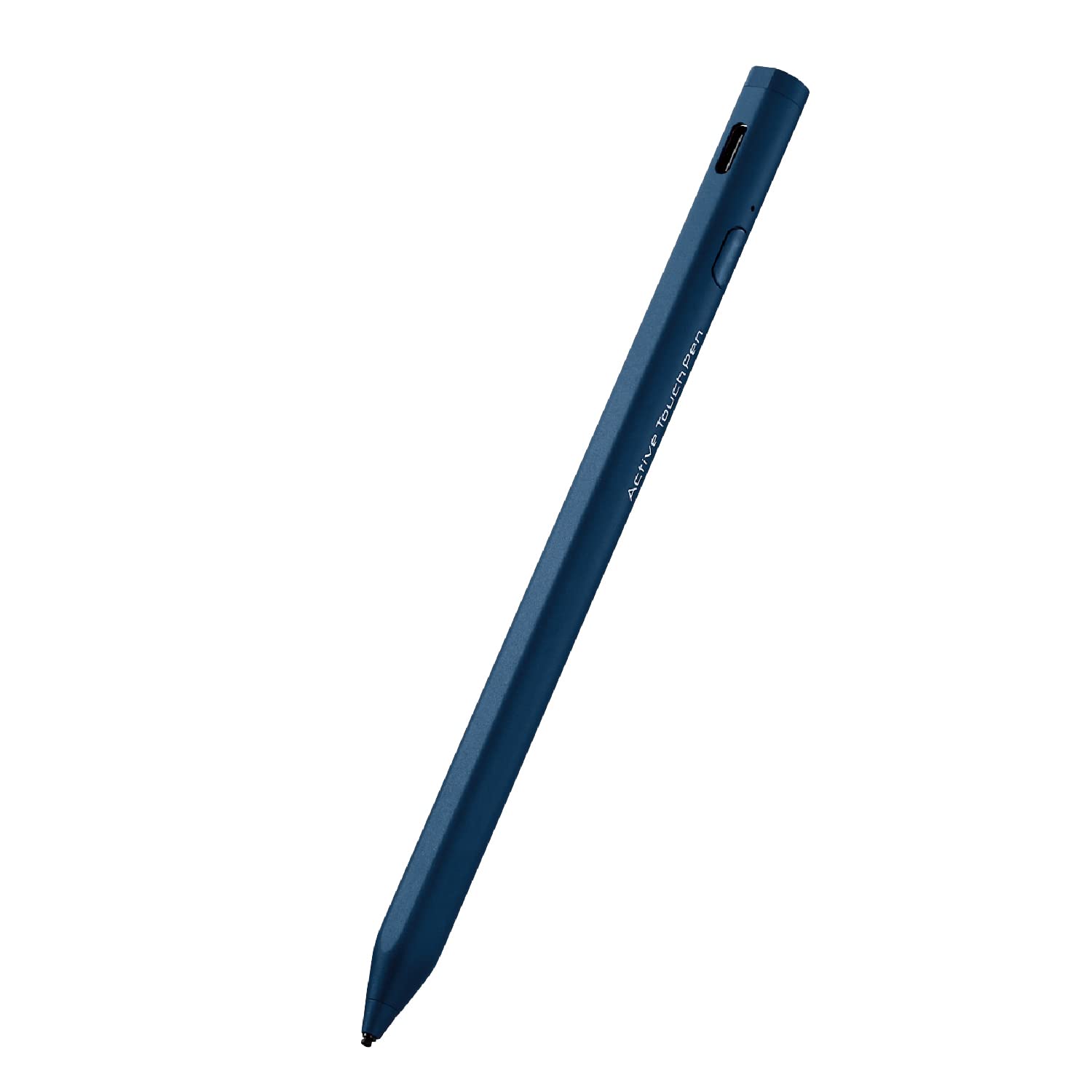エレコム タッチペン スタイラスペン [iPad/iPhone/Android 各種対応] マグネット吸着 Type-C充電 ペン先交換可能 【