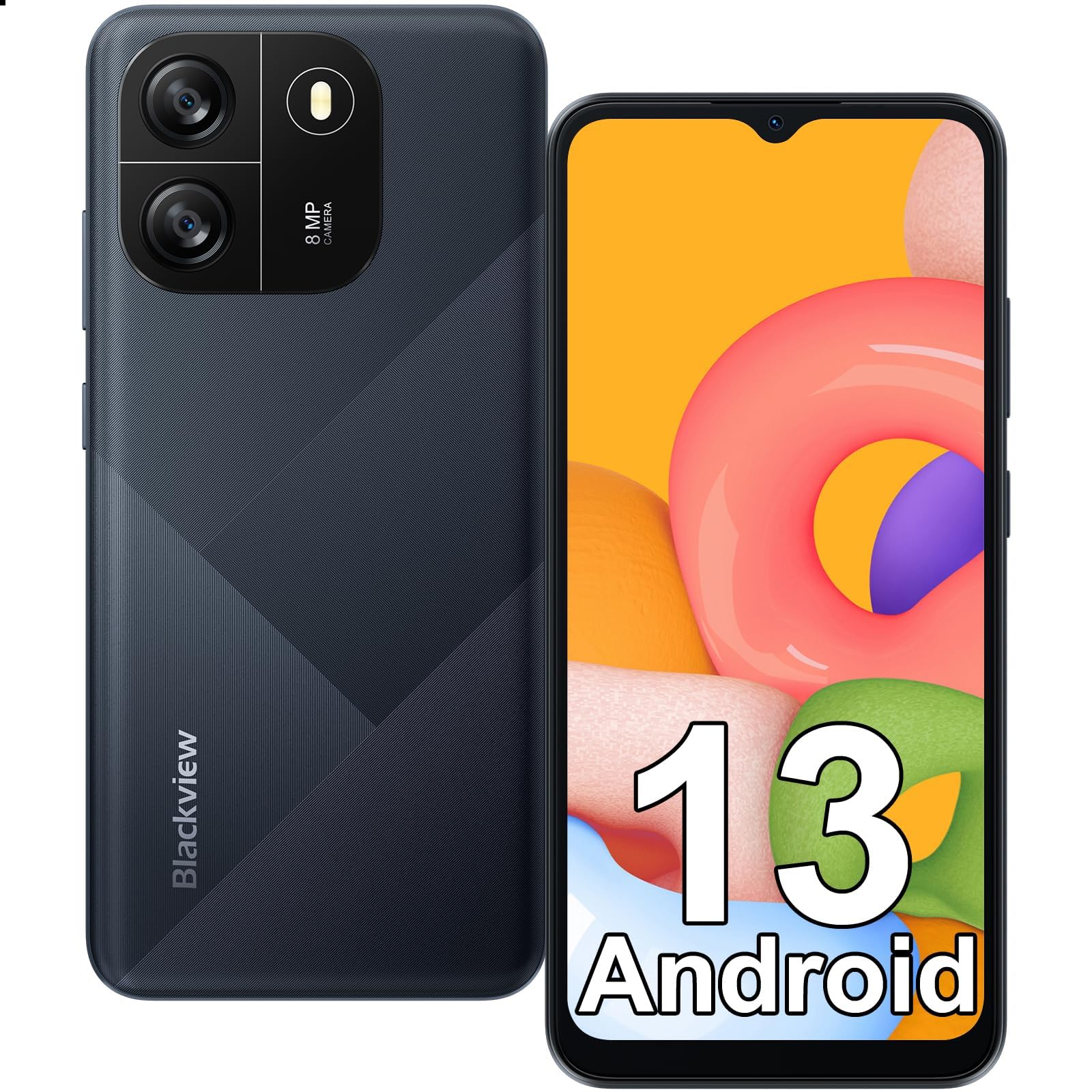 [2024 NEW Android13 スマホ] Blackview Wave6C SIMフリー スマートフォン 本体 4G 日本版 4GB R