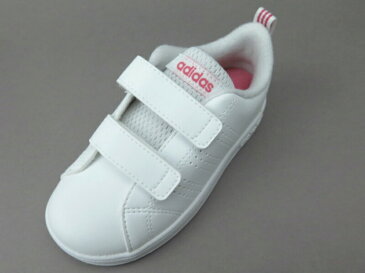 adidas バルクリーン2 CMF INF BB9980 VALCLEAN 2 CMF INF 白スニーカースタンスミスCFのデザインをイメージした子供靴 女の子