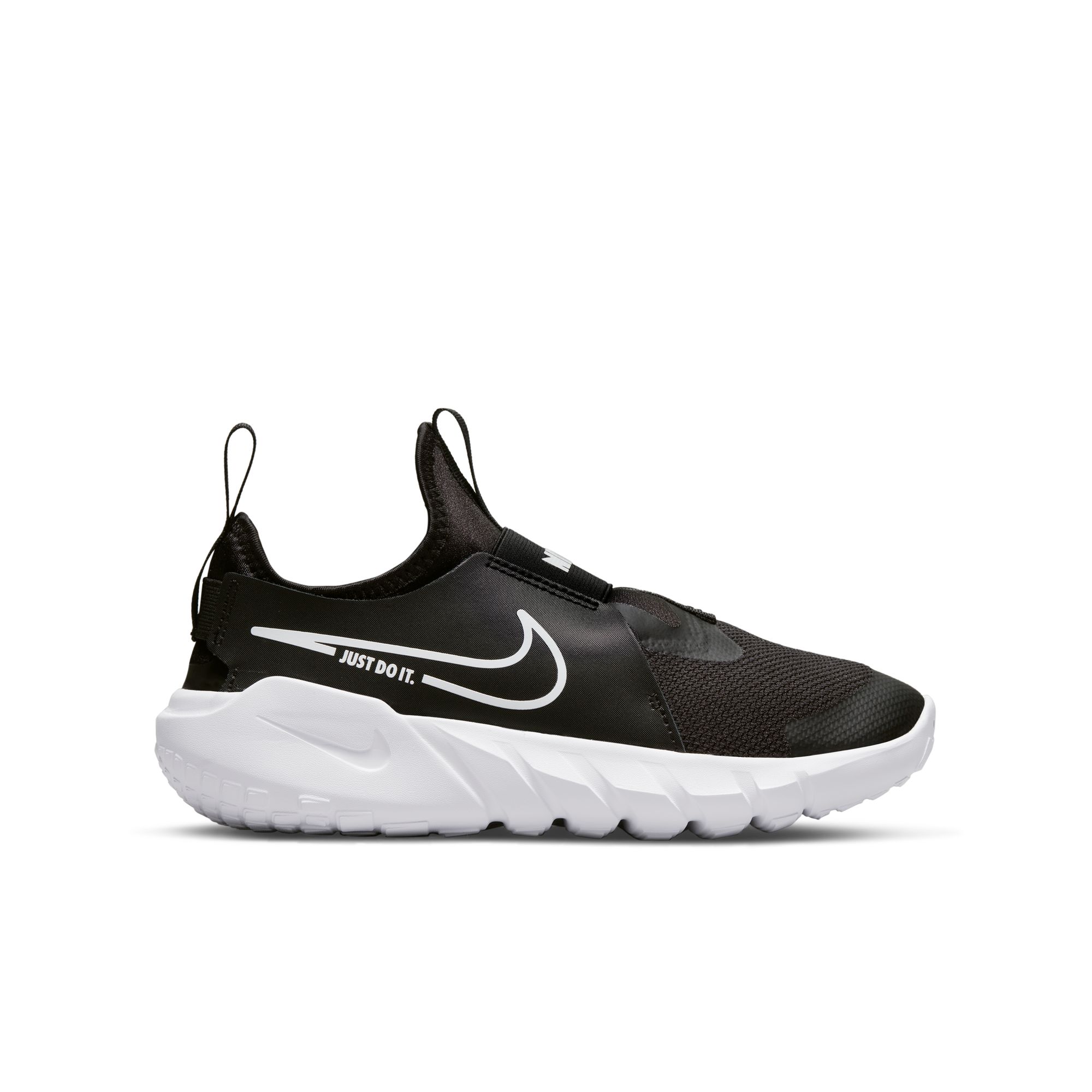 NIKE ナイキ FLEX RUNNER 2 GS DJ6038 ブラック/ホワイト 002 ジュニア フレックスランナースニーカー キッズ スリッポン 紐なし 子供靴 運動靴 子ども 男の子 女の子 トレーニング フィットネ…