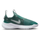 NIKE ナイキ FLEX RUNNER3 GS FN1294 グリーン/ホワイト(300)ジュニア フレックスランナー3 ランニング スリップオン スポーツ ...