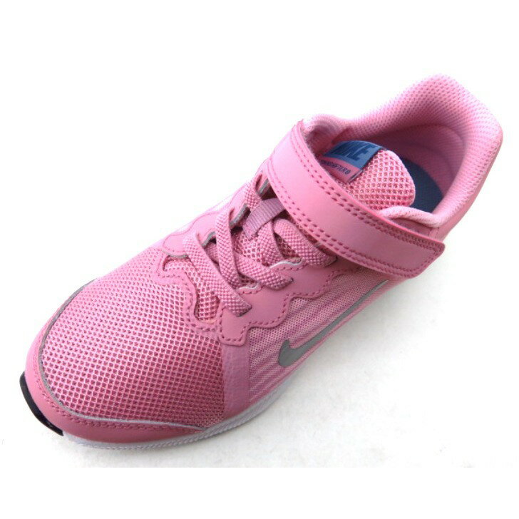 NIKE ダウンシフター8(PSV)　922857 P/SV(600)子供 ジュニア ナイキスニーカー キッズ マジック女の子 ランニングシューズ 紐なし 通学 体育ピンク/シルバー