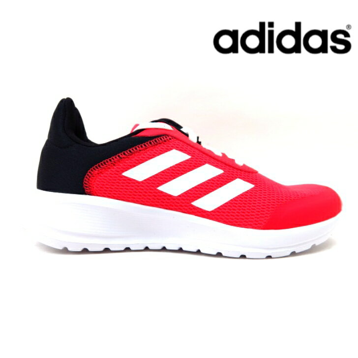 adidas アディダス TENSAUR RUN 2.0K HQ1266 オレンジ/ホワイト(OR/W)テンソーラン キッズ ジュニア 女の子 男の子 ローカット スニーカー 子供靴 チャイルドシューズ 軽量 通気性 3ストライプス 紐靴 運動靴 レースアップ