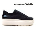 madras Walk マドラスウォーク MWL1025 ブラック(BLA)レディース ゴアテックス カジュアル シューズ 防水 透湿機能 厚底 レザー レースアップ スニーカー