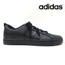 adidas ADIPACE VS M B44869 ブラックアディダス アディペース ローカット3本ライン カジュアル 通学 通学靴 黒靴ブラック 通勤 メンズ シンプル