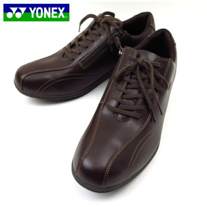 ヨネックス YONEX ヨネックス SHW-MC30 ダークブラウン(040)パワークッション ウォーキングシューズメンズ スニーカー 通勤 ワイド 靴 幅広おすすめ 人気 軽量 歩きやすい 3.5E ストレッチ