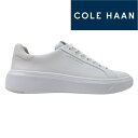 COLE HAAN コールハーン GP TOPSPIN SNEAKERC35573 オプティックホワイト/オプティックホワイトメンズ グランドプロ トップスピン スニーカー 軽量 厚底 テニス カジュアルシューズ 本革 レザー