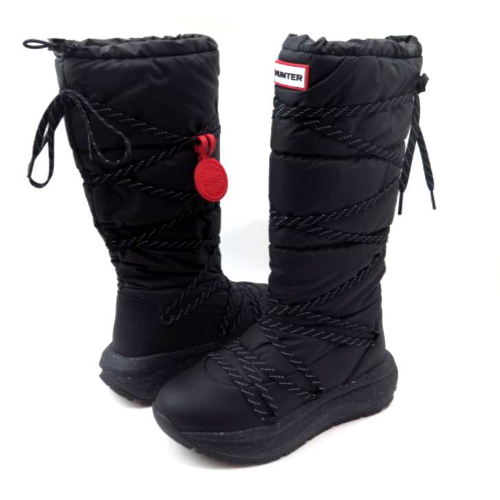 HUNTER �ϥ󥿡� GRIP TALL SNOW BOOTUFT7101NYL �֥�å�(BLK)��ǥ���������˥��å��� ����å� �ȡ��� ���Ρ� �֡��� �ɿ� �ɳ� �����ȥɥ� ������ �ݲ� �����奢�� �̳�ƻ����