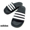 adidas アディダス ADILETTE SHOWER U GZ5922 ブラック/ホワイト(B/W) サイドロゴ有ユニセックス メンズ レディース アディレ...
