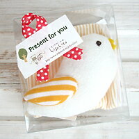 【祝ご出産♪送料無料企画】ベビースタイ＆ガラガラ（とり）