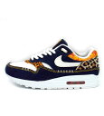 【新入荷】 ナイキ NIKE ■ 【 AIR MAX 1 Washed Dark Blue FJ4452 432 】 エア マックス 1 ウォッシュド ダーク ブルー スニーカー　インディゴ×マルチカラー　サイズ26.5cm　f21216　【中古】