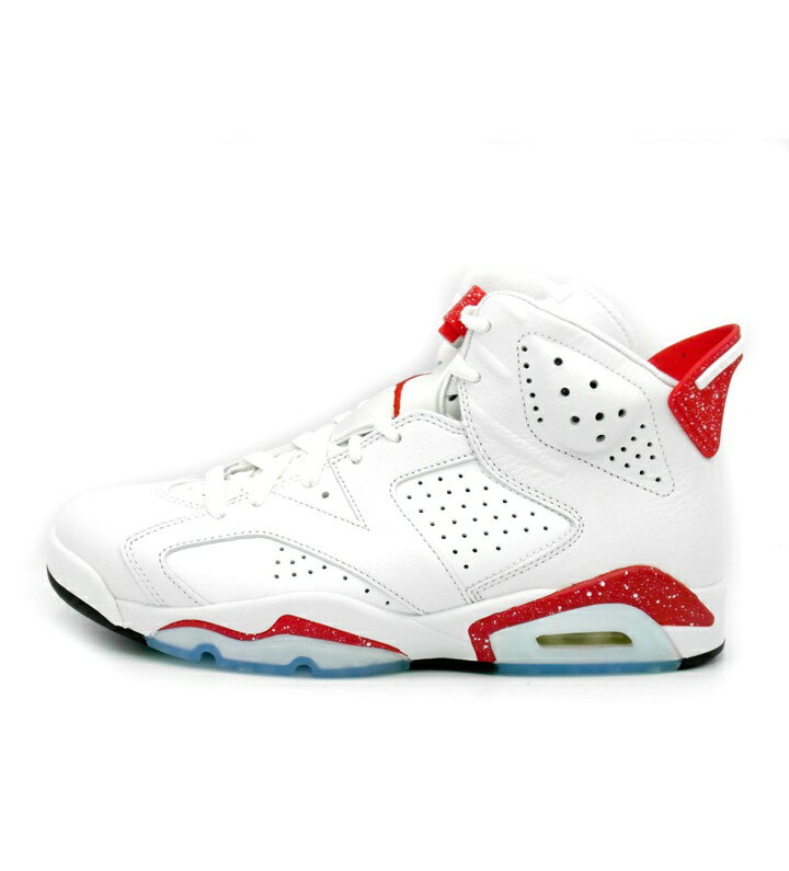 ナイキ NIKE ■ 【 AIR JORDAN 6 RETRO Red Oreo CT8529 162 】 エア ジョーダン 6 レトロ オレオ スニーカー ホワイト×レッド サイズ26cm f21352【中古】