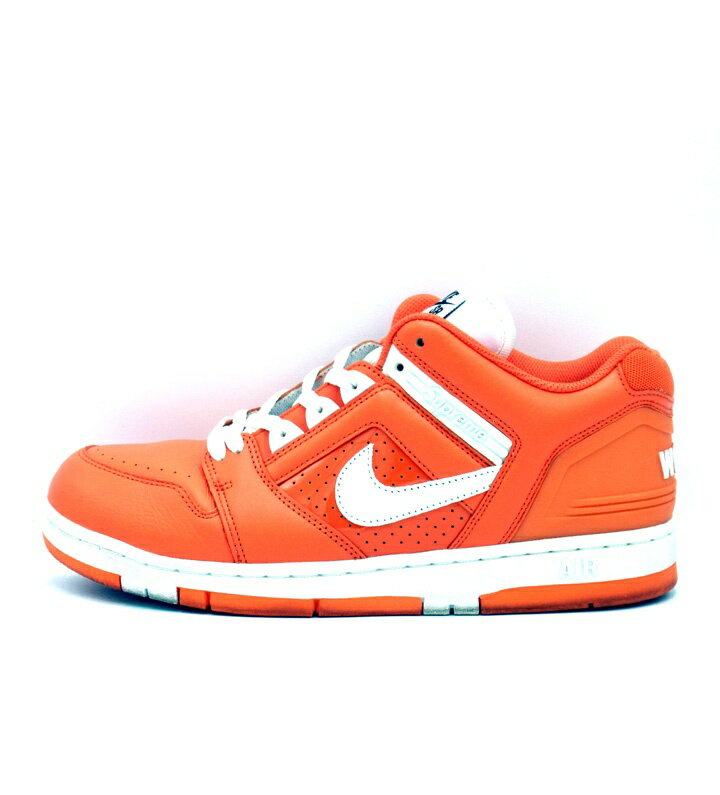 ナイキ NIKE × シュプリーム Supreme ■ 【 SB Air Force 2 Orange Blaze AA0871 818 】 SB エア フォース 2 オレンジ ブレイズ スニーカー オレンジ サイズ28cm f21601【中古】