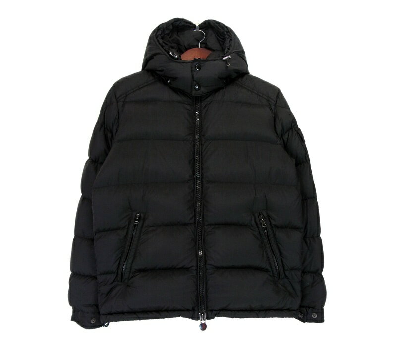 モンクレール MONCLER ■  マヤ アーム ロゴ ダウン ジャケット ブラック サイズ1 w18438