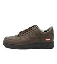 【新入荷】 ナイキ NIKE × シュプリーム Supreme ■ 23AW 【 AIR FORCE 1 LOW Baroque Brown CU9225 200 】 エア フォース 1 ロー バロック ブラウン スニーカー ブラウン サイズ26.5cm f21706【中古】