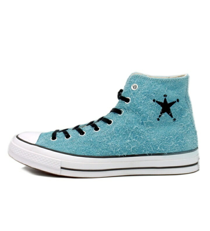 【新入荷】 ステューシー STUSSY × コンバース CONVERSE ■ 【 CT70 HI SKY BLUE A07663C 】 チャック テイラー 70 ハイ カット スニーカー ブルー サイズ28.5cm n5647【中古】