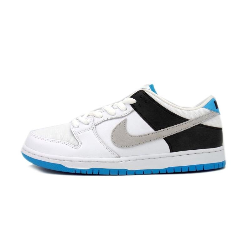 【新入荷】 ナイキ NIKE ■ 【 SB DUNK LOW LASER BLUE BQ6817 101 】 エスビー ダンク ロー レーサー ブルー スニーカー　ホワイト×ブラック×ブルー　サイズ28cm　f21531【中古】