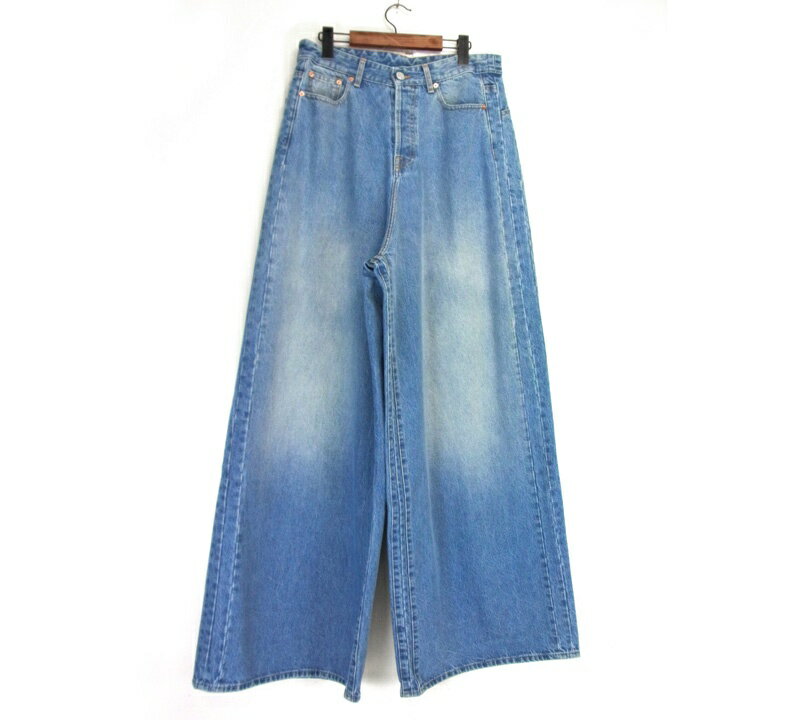 ڿ١ ȥ VETEMENTS  24SS  BIG SHAPE DENIM PANTS UE64PA140X  ӥå  磻 ǥ˥ ѥġǥ3033178š