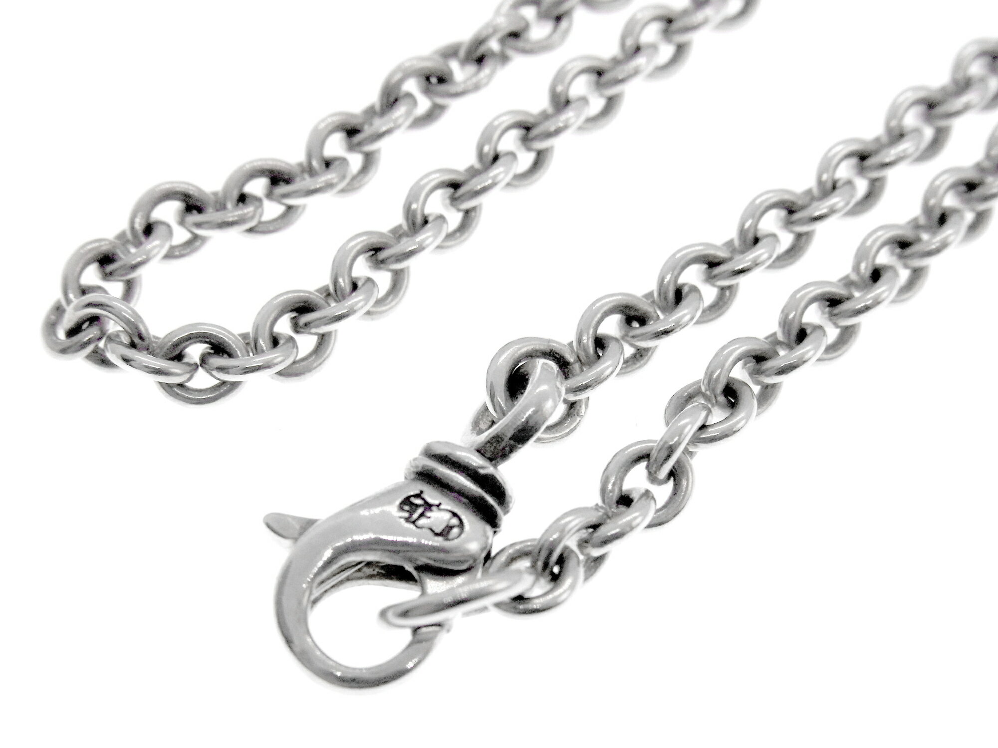 【新入荷】 クロムハーツ CHROME HEARTS ■ 【 NE CHAIN 24 】 NEチェーン シルバー ネックレス　サイズ24inch　33358【中古】