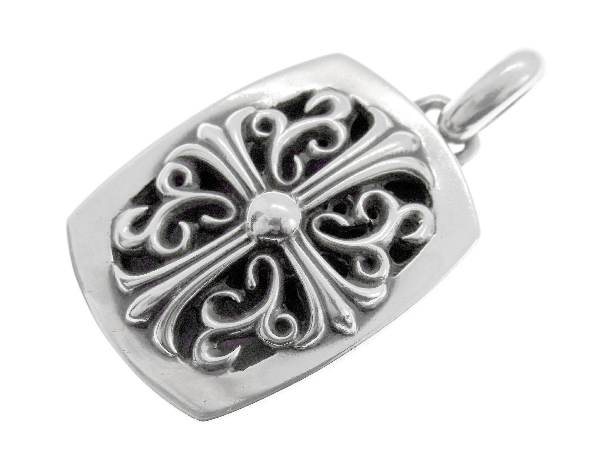 【新入荷】 クロムハーツ CHROME HEARTS ■ 【 KEEPER PENDANT 】 キーパー ペンダント シルバー ネックレス トップ シルバー 33327【中古】