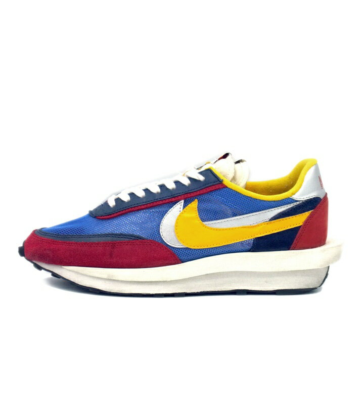 【新入荷】 ナイキ NIKE サカイ sacai 【 LDV WAFFLE RED BLUE BV0073 400 】 LDV ワッフル メッシュ スニーカー マルチカラー サイズ28.5cm n5726【中古】