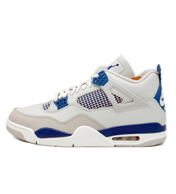 【新入荷】 ナイキ NIKE ■ 【 AIR JORDAN 4 RETRO Industrial Blue FV5029 141 】 エア ジョーダン 4 インダストリアルブルー スニーカー　ホワイト×ブルー　サイズ30cm　f22069　【中古】