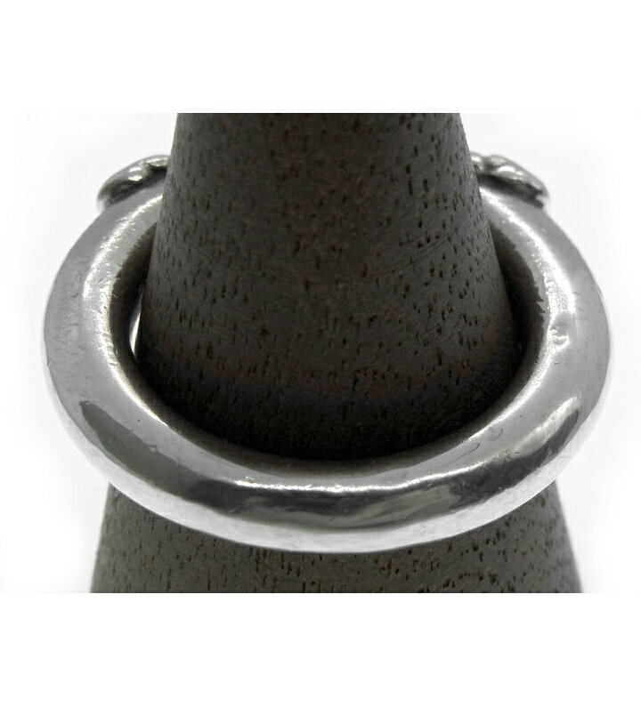クロムハーツ CHROME HEARTS 【 DOUBLE DOG RING 】 ダブルドッグ シルバー リング シルバー サイズ17号 38363 【中古】