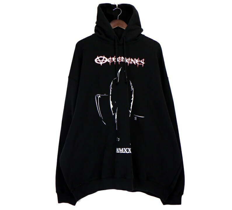 中古】VETEMENTS | ヴェトモン ロゴ刺繍 ユニコーンプリント長袖  