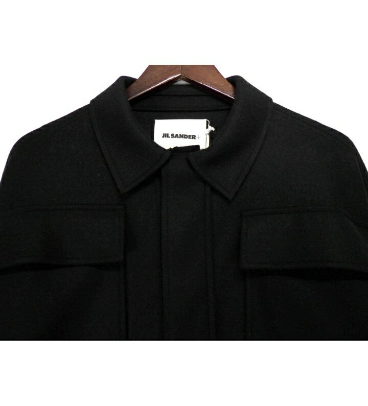 ジルサンダー プラス JIL SANDER＋ 24AW 【 J47DL0152 J20212 】ダブル フェイス ジャケット ブラック サイズ46 39411 【中古】