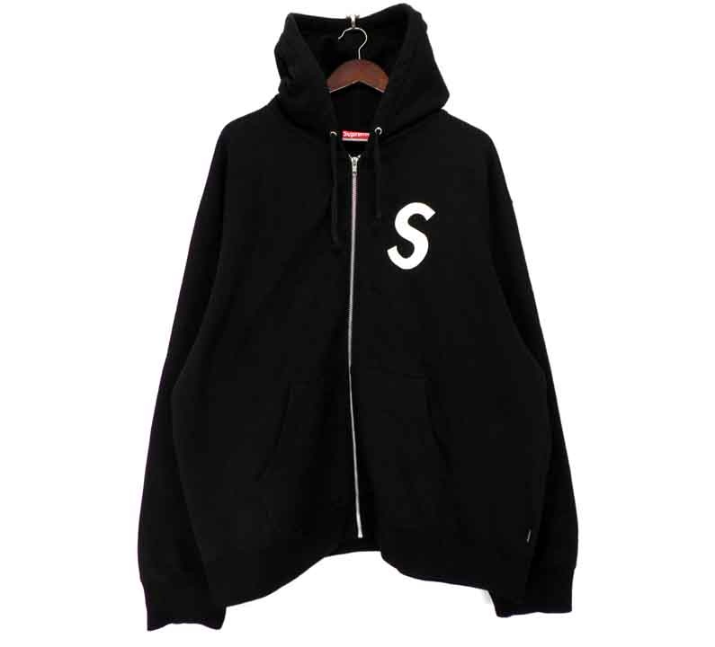 Supreme ジップアップ ジャンパー 紺 L