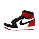 ナイキ NIKE 【 AIR JORDAN 1 RETRO HIGH OG BLACK TOE REIMAGINED DZ5485 106 】 エア ジョーダン 1 ハイ OG ブラック トゥ つま黒 リイマジンド スニーカー レッド×ホワイト×ブラック サイズ29cm f26223【中古】(4)