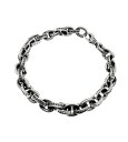クロムハーツ CHROME HEARTS 【 LARGE PAPER CHN 】 ラージ ペーパー チェーン シルバー ブレスレット 8inch w23051【...