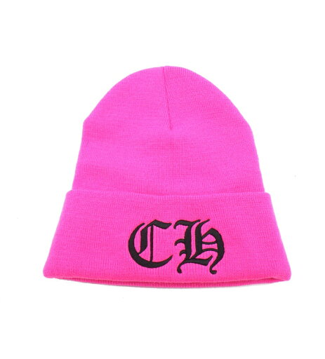 クロムハーツ CHROME HEARTS 【 CH Logo Beanie 】 CH ロゴ 刺繍 ビーニー ニット帽 ピンク サイズOS 40215 【中古】 クロムハーツ CHROME HEARTS 【 CH Logo Beanie 】 CH ロゴ 刺繍 ビーニー ニット帽 ピンク サイズOS 40215 【中古】