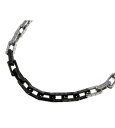 ルイヴィトン LOUIS VUITTON 【 M00677 】 コリエ モノグラム チェーン ネックレス シルバー×ブラック 40205【中古】