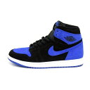 ナイキ NIKE 【 AIR JORDAN 1 RETRO HIGH OG Royal Reimagined DZ5485 042 】 エア ジョーダン 1 レトロ ハイ ロイヤル リイマジンド スニーカー ブルー×ブラック サイズ27.5cm h4195【中古】