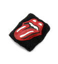 クロムハーツ CHROME HEARTS × ザローリングストーンズ THE ROLLING STONES リップアンドタン リストバンド ブラック×レッド 40884 【中古】(4)