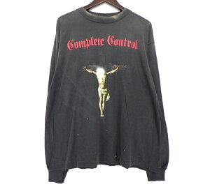 セントマイケル SAINT MICHAEL × 河村康輔 Kosuke Kawamura 25SS 【 SM-HR8-0000-C26 COMPLETE CONTRL LS TEE 】 コンプリート コントロール ロングスリーブ Tシャツ カットソー ウォッシュブラック サイズL 41464 【中古】
