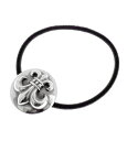 クロムハーツ CHROME HEARTS 【 HAIRBAND 】 BSフレア ボタン ヘアゴム シルバー コンチョ ブレスレット n8789【中古】(4)