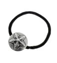 クロムハーツ CHROME HEARTS 【 HAIRBAND STAR 】 スター コンチョ ヘアゴム ブレスレット シルバー 41714【中古】