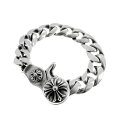 クロムハーツ CHROME HEARTS 【 CLSC CHN LNK 】 クラシック リンク クリップ シルバー ブレスレット 13LINK w23772【中...