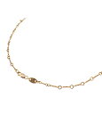 クロムハーツ CHROME HEARTS 【 22K NECKCHAIN T18 】 ツイスト チェーン ゴールド ネックレス 18inch w23782【中古...