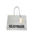 レディメイド READY MADE 【 canvas shopping bag RE CO WH 00 00 127 】 キャンバス ロゴ 刺繍 トート バック...