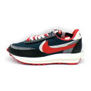 ナイキ NIKE × サカイ sacai × アンダーカバー UNDER COVER 【 LD WAFFLE DJ4877 300 】 エルディー ワッフル ローカット スニーカー ネイビー×レッド サイズ28cm 42894【中古】