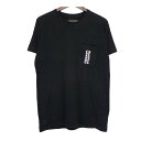 クロムハーツ CHROME HEARTS 【 CH T-SHRT 1 】 バック セメタリー クロス プリント 半袖 Tシャツ ブラック サイズM 42798【中古】