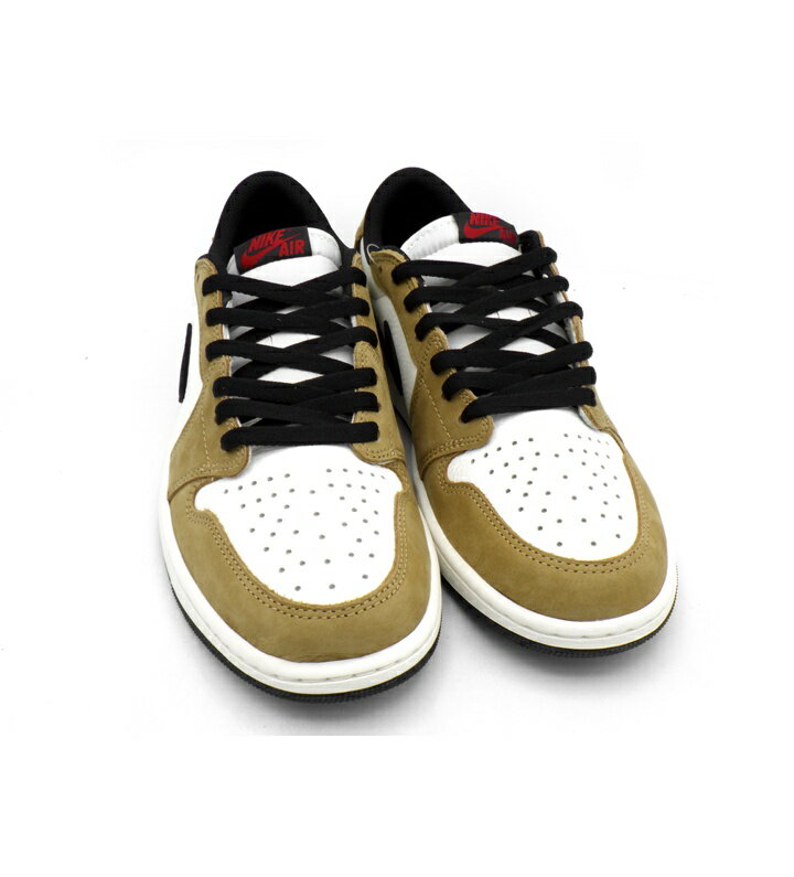 ナイキ NIKE 【 AIR JORDAN 1 RETRO LOW OG Rookie of the Year Sail and Golden Harvest CZ0790 107 】 エア ジョーダン 1 ロー ルーキー オブ ザ イヤー セイル アンド ゴールデン ハーベスト スニーカー ブラウン サイズ28cm f27657【中古】