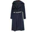 ディオール DIOR 【 923C310A4120 】 オブリーク ベルト トレンチ コート ネイビー サイズ46 n9361【中古】