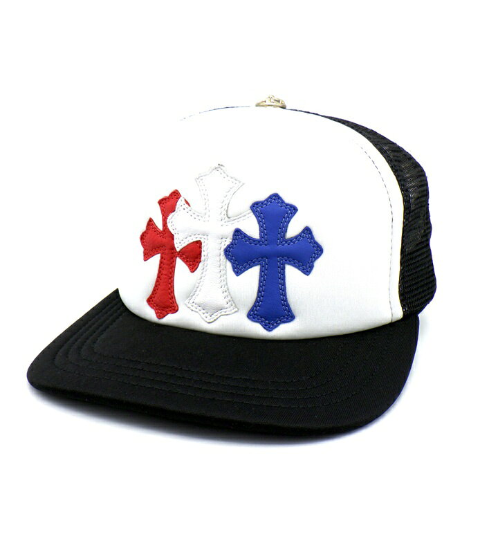 最終値下げCross Leather Patch Terry Cloth Hat