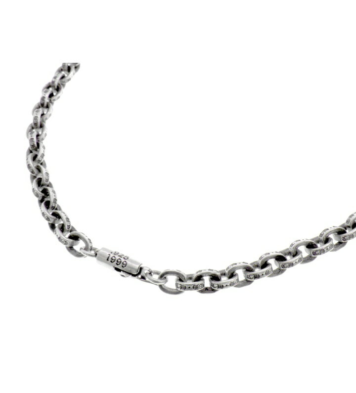 クロムハーツ CHROME HEARTS 【 PAPER CHAIN 18 】 シルバー ペーパーチェーン ネックレス　サイズ18in..
